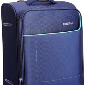 American Tourister Polyester 58 cms Navy Softsided Carry-On (MRP:- 7500/-)