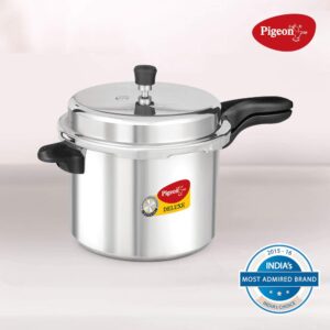 Pigeon by Stovekraft Deluxe Aluminium Pressure Cooker, 7.5 litres