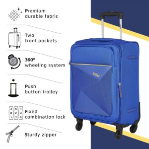 Safari Polyester 65 cms Blue Softsided Check-in Luggage (MRP:-7776/-)